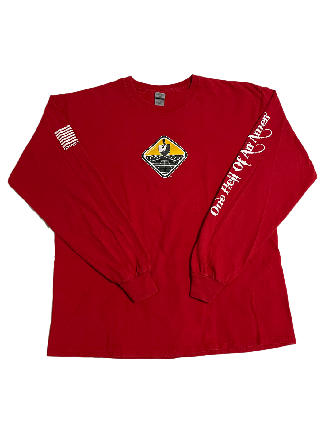 The Pond Digger Red Long Sleeve