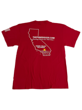Load image into Gallery viewer, The Pond Digger Red Short Sleeve
